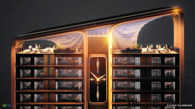 Signature clock facade